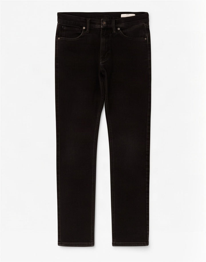 Marks & Spencer Damen Slim Jeans W30 L29 Schwarze Baumwolle