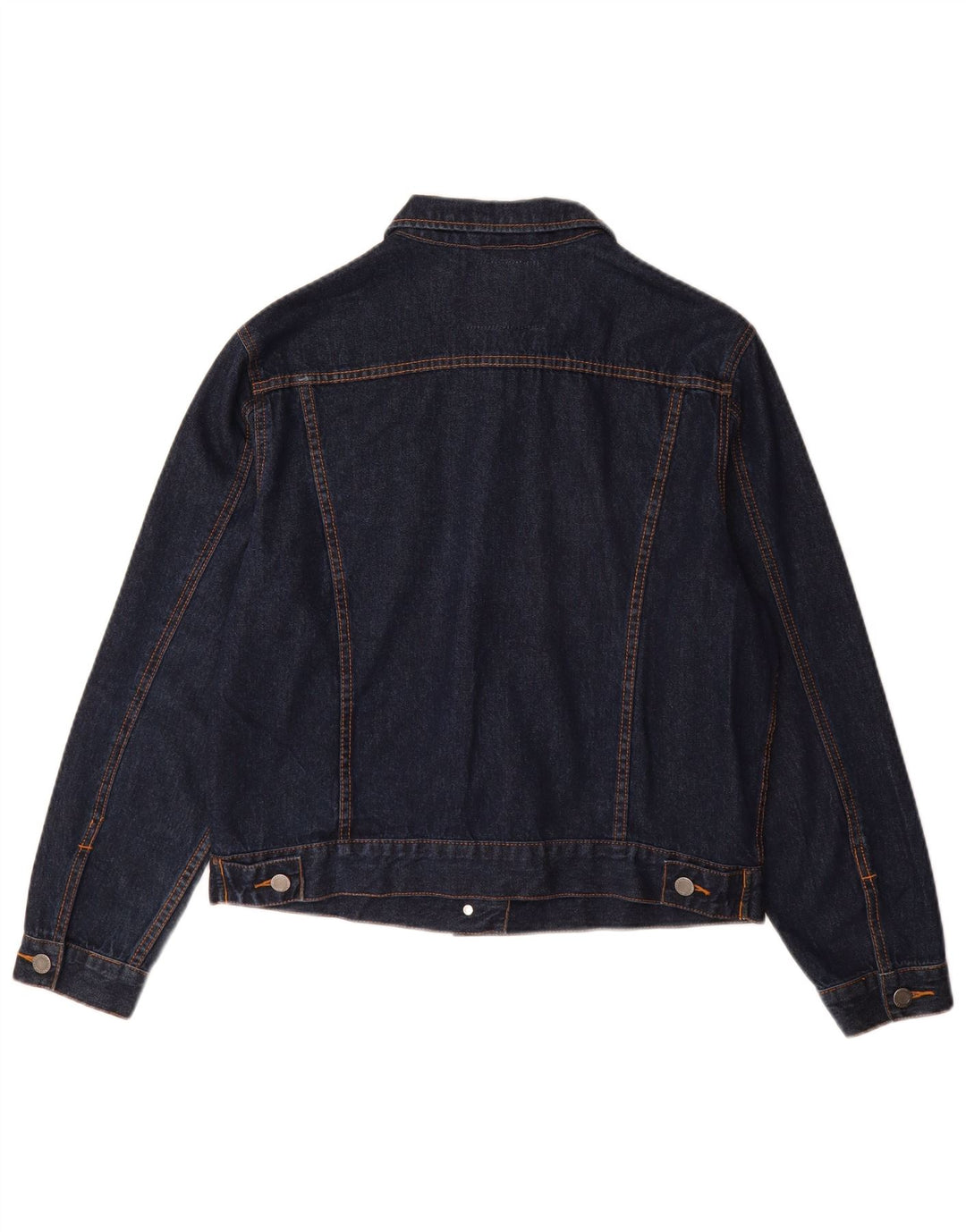 John Baner Damen Jeansjacke UK 16 Large Marineblaue Baumwolle