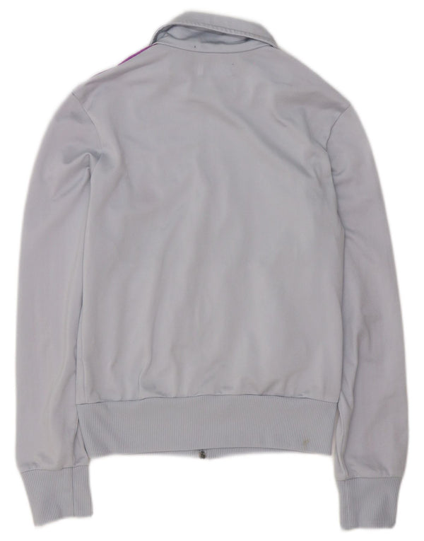 Adidas Damen Trainingsanzug Top Jacke EU 34 XS Grau Polyester
