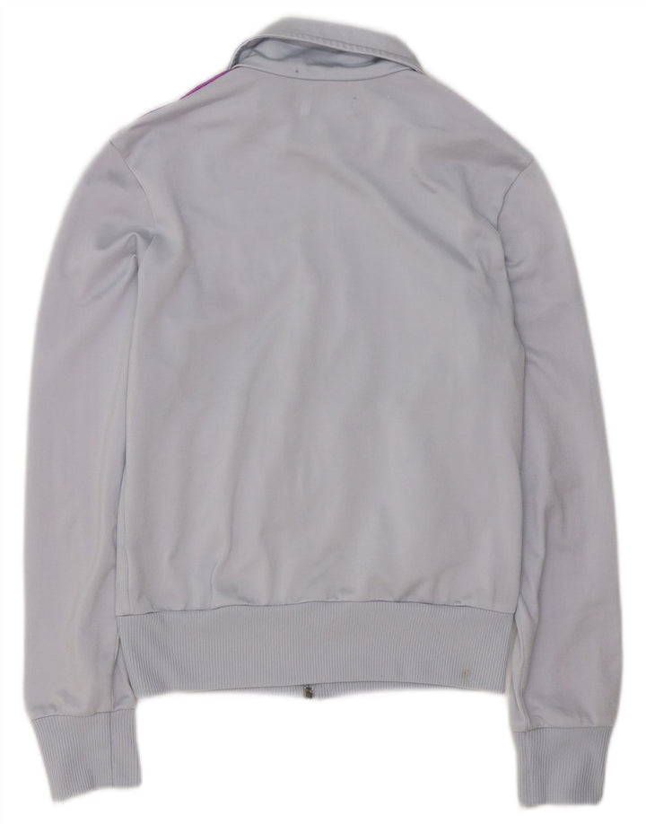 Adidas Damen Trainingsanzug Top Jacke EU 34 XS Grau Polyester