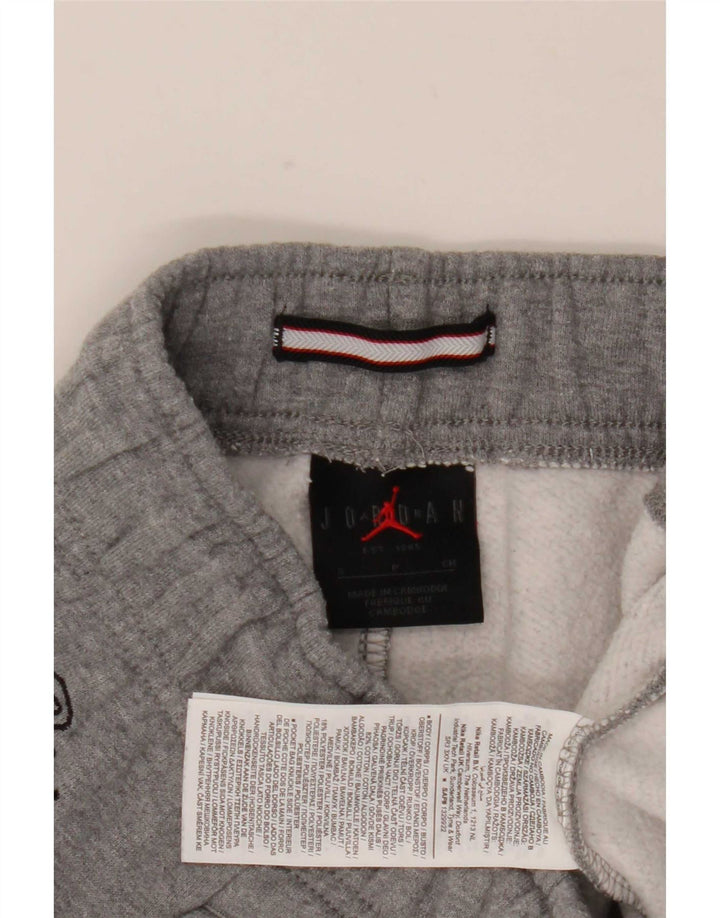 Jordan Herren-Sportshorts, Größe S, graue Baumwolle