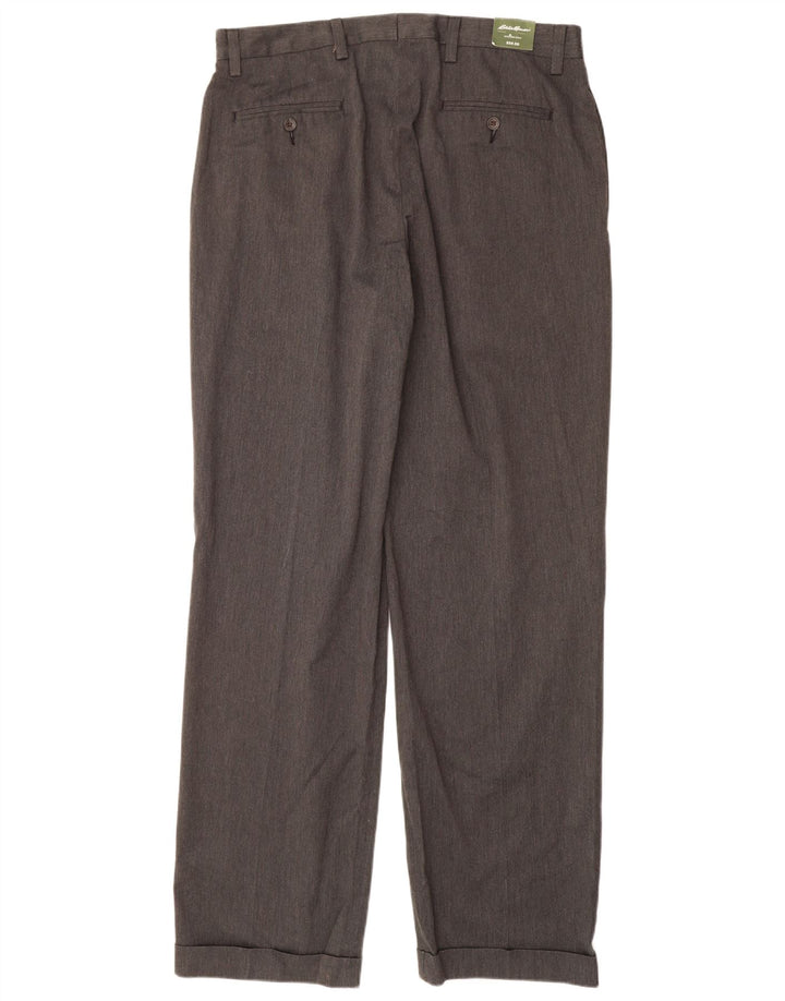 EDDIE BAUER Herren-Chinohose mit klassischer Passform, W36 L36, graue Baumwolle
