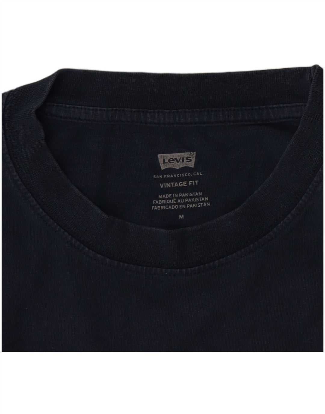 Levi's Herren Vintage-Fit-T-Shirt-Oberteil in mittlerem Marineblau