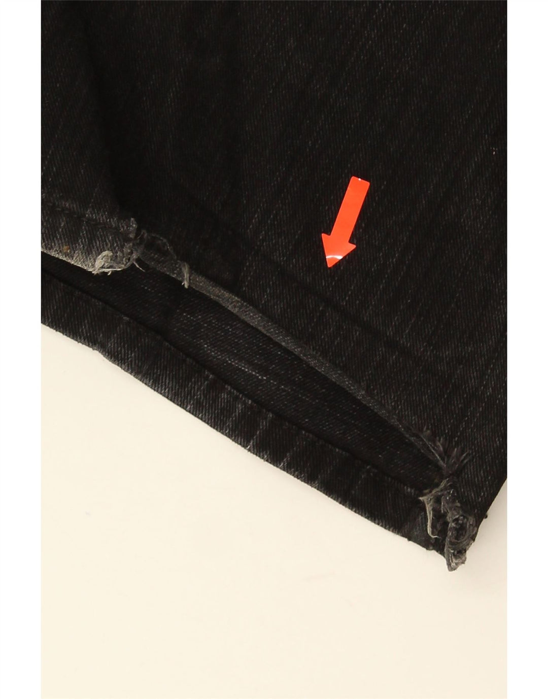 GUESS Herren Straight Jeans W36 L30 Schwarze Baumwolle