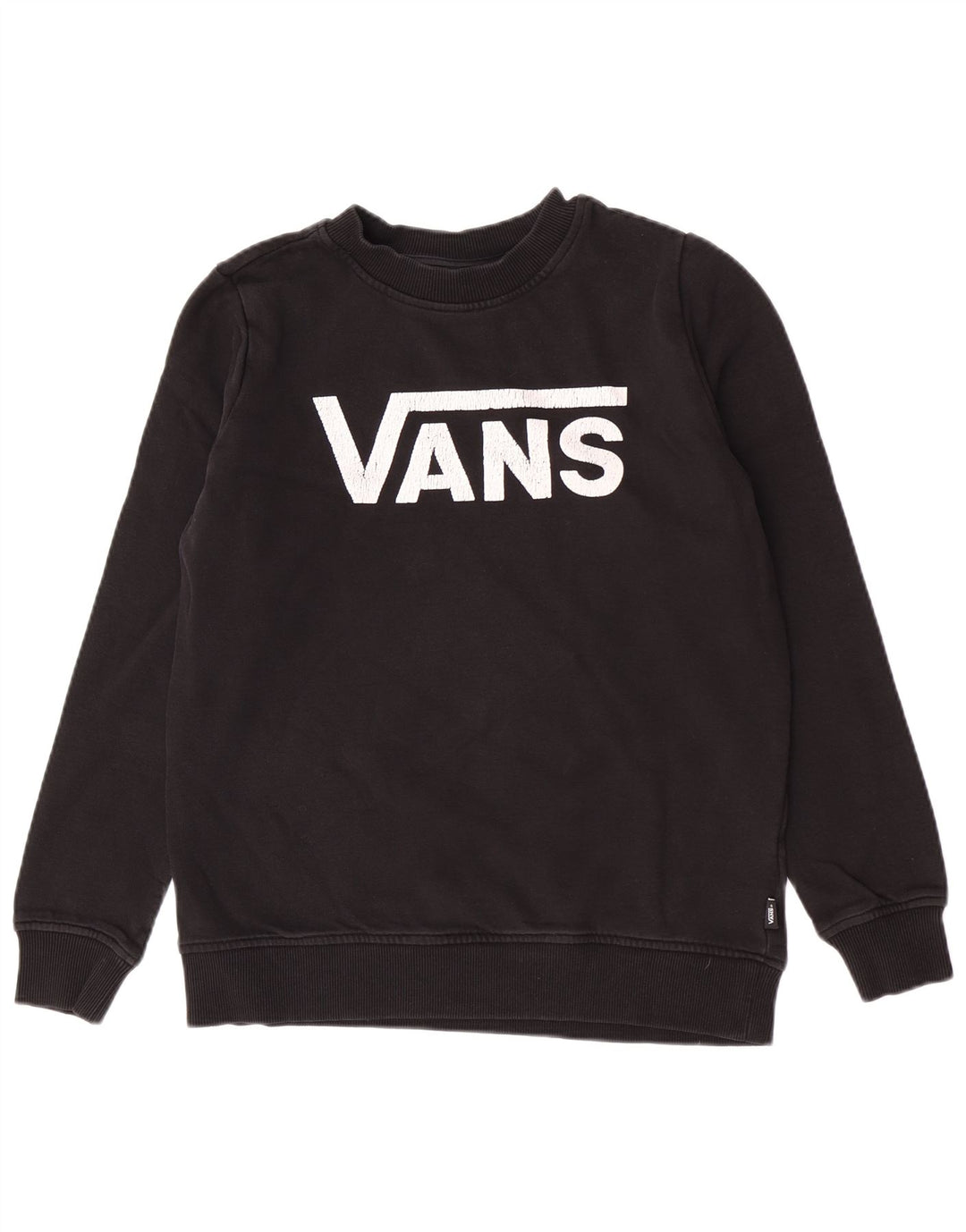 Vans Damen Grafik-Sweatshirt-Pullover, Größe S, Schwarz, Baumwolle