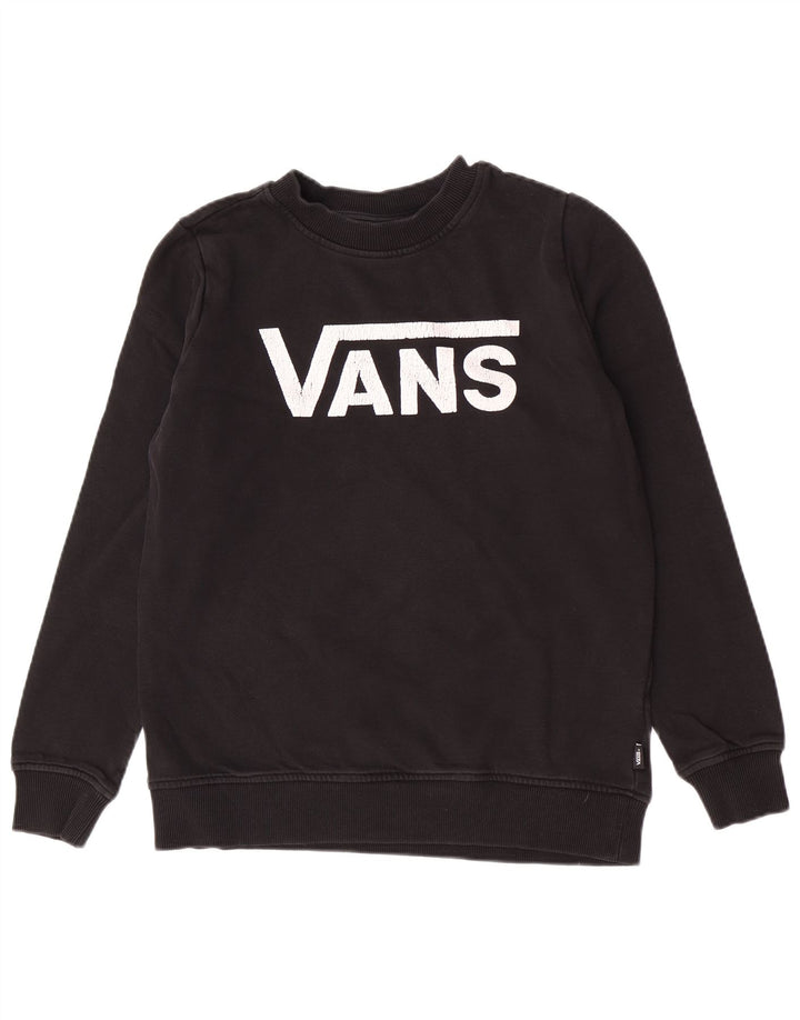 Vans Damen Grafik-Sweatshirt-Pullover, Größe S, Schwarz, Baumwolle