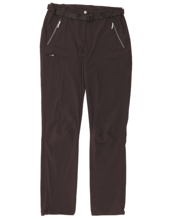 REGATTA Damen Slim Cargohose UK 10 Small W27 L31 Schwarzes Polyamid