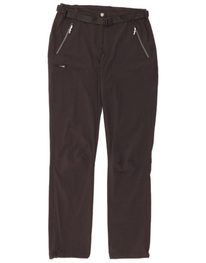 REGATTA Damen Slim Cargohose UK 10 Small W27 L31 Schwarzes Polyamid
