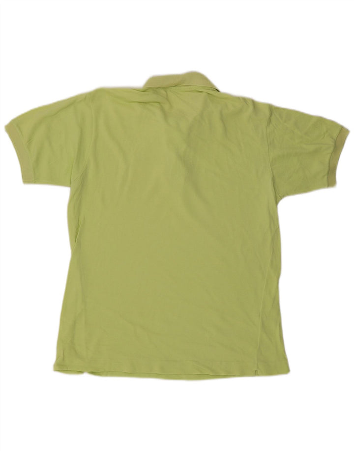 LACOSTE Herren-Poloshirt, Größe 4, mittelgrüne Baumwolle