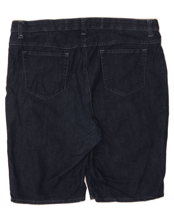 LEE Womens Denim Shorts US 16 2XL W40  Navy Blue Cotton Vintage Lee and Second-Hand Lee from Messina Hembry 