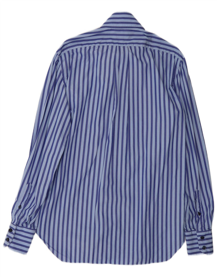 Barba Damen Hemd Größe 40 15 Mittelblau gestreift