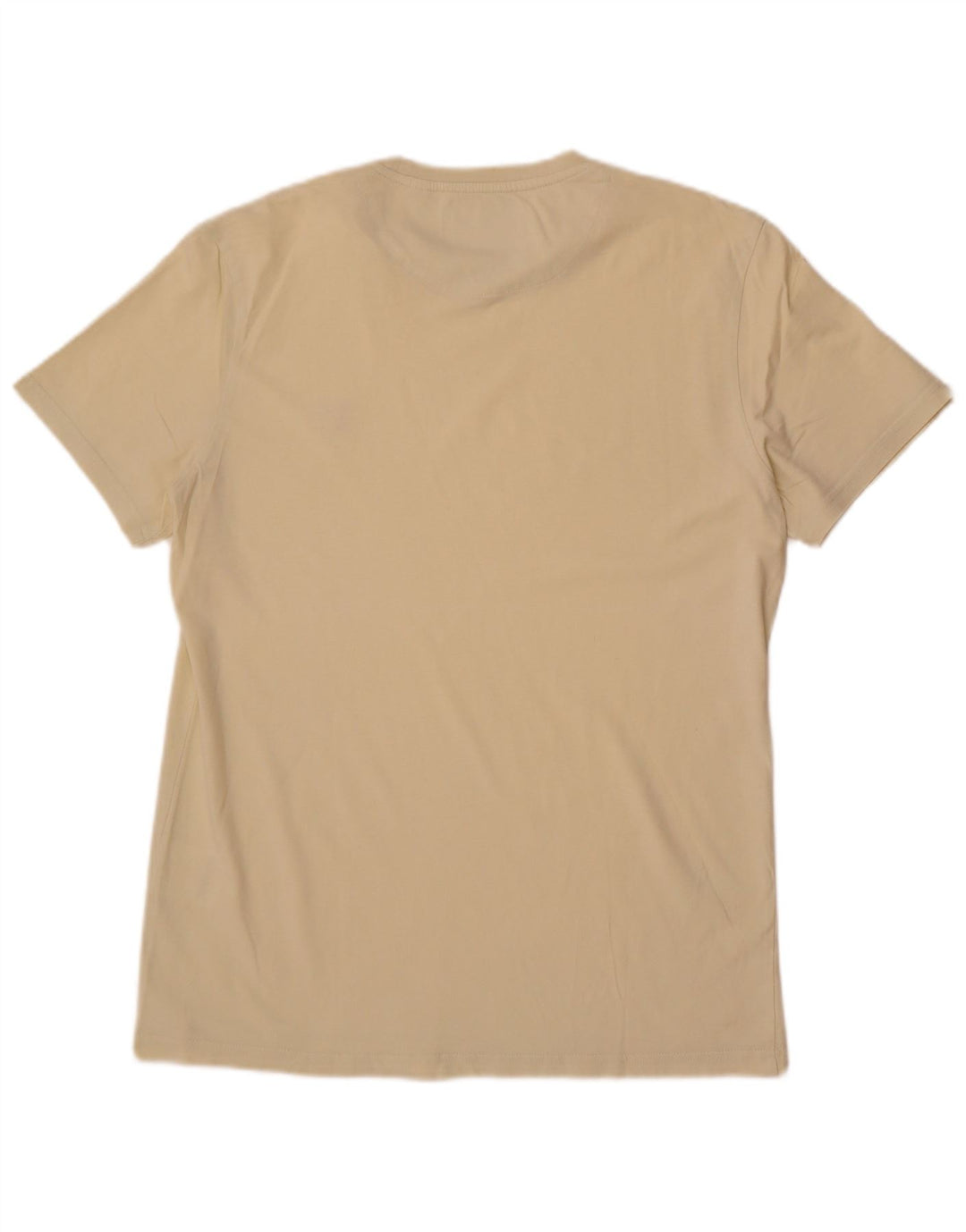 Lyle & Scott Herren T-Shirt Top Large Beige Baumwolle