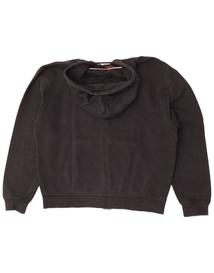 Jordan Herren-Kapuzenpullover mit Reißverschluss, mittelschwarz, Baumwolle