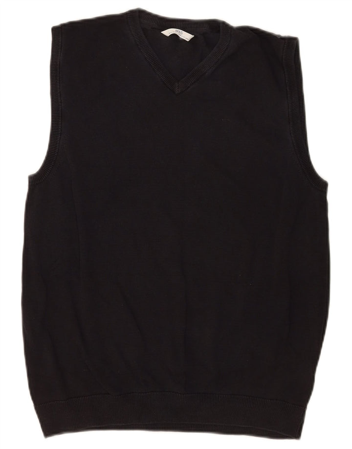 Marks & Spencer Tanktop für Jungen, 14–15 Jahre, schwarze Baumwolle