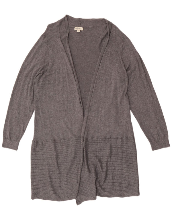 Marks & Spencer Damen Autograph Longline Cardigan Pullover UK 16 Large Grau