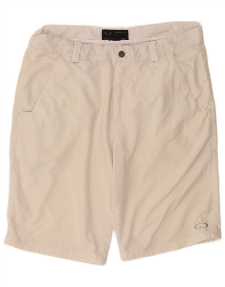 Oakley Herren Chino-Shorts W36 Large Off White