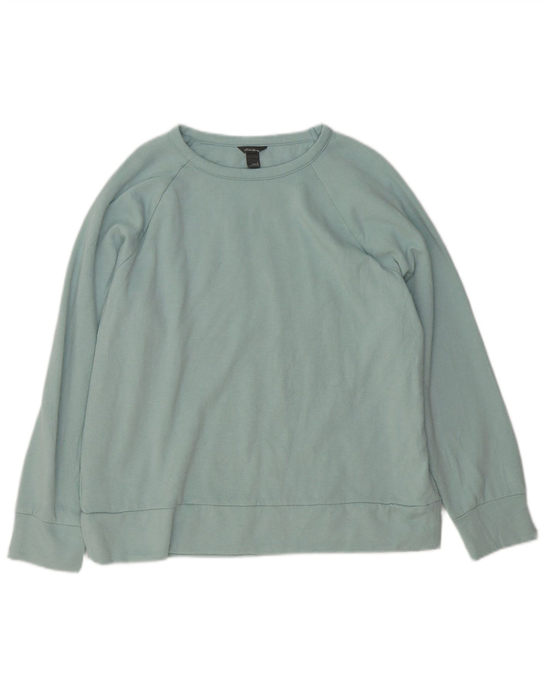 Eddie Bauer Damen Sweatshirt Pullover UK 16 Large Blau Polyester