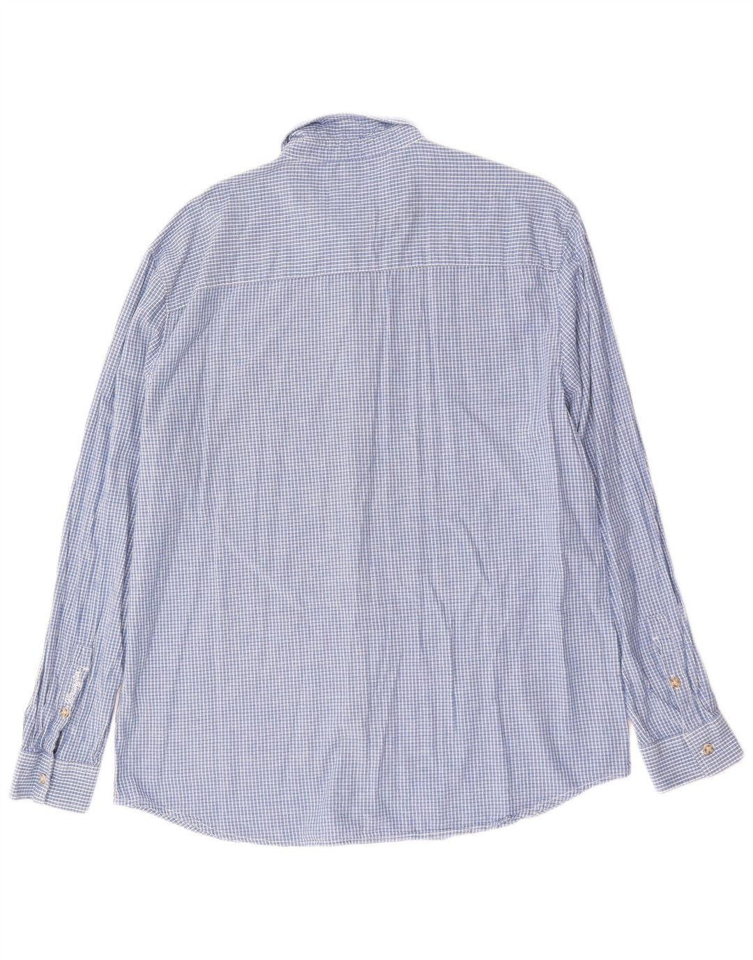 Wrangler Herrenhemd 2XL, blau kariert, Baumwolle