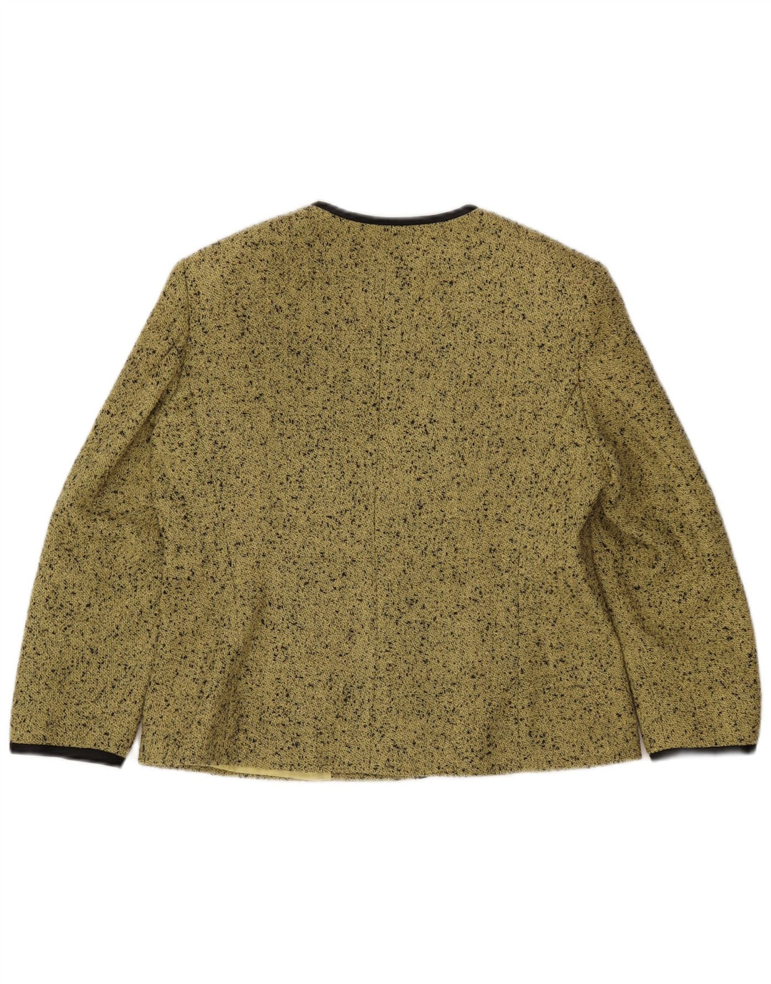 DELIA FERRARI Damen-Blazer mit übergroßen 3/4-Ärmeln, Größe IT 41, klein, grün