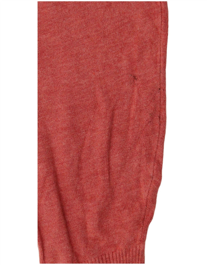 Marks & Spencer Damen Crop Crew Neck Pullover Pullover UK 16 Large Rot