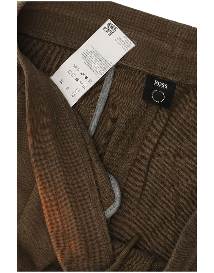 Hugo Boss Herren-Trainingshose, Jogginghose, XL, Khaki, Baumwolle