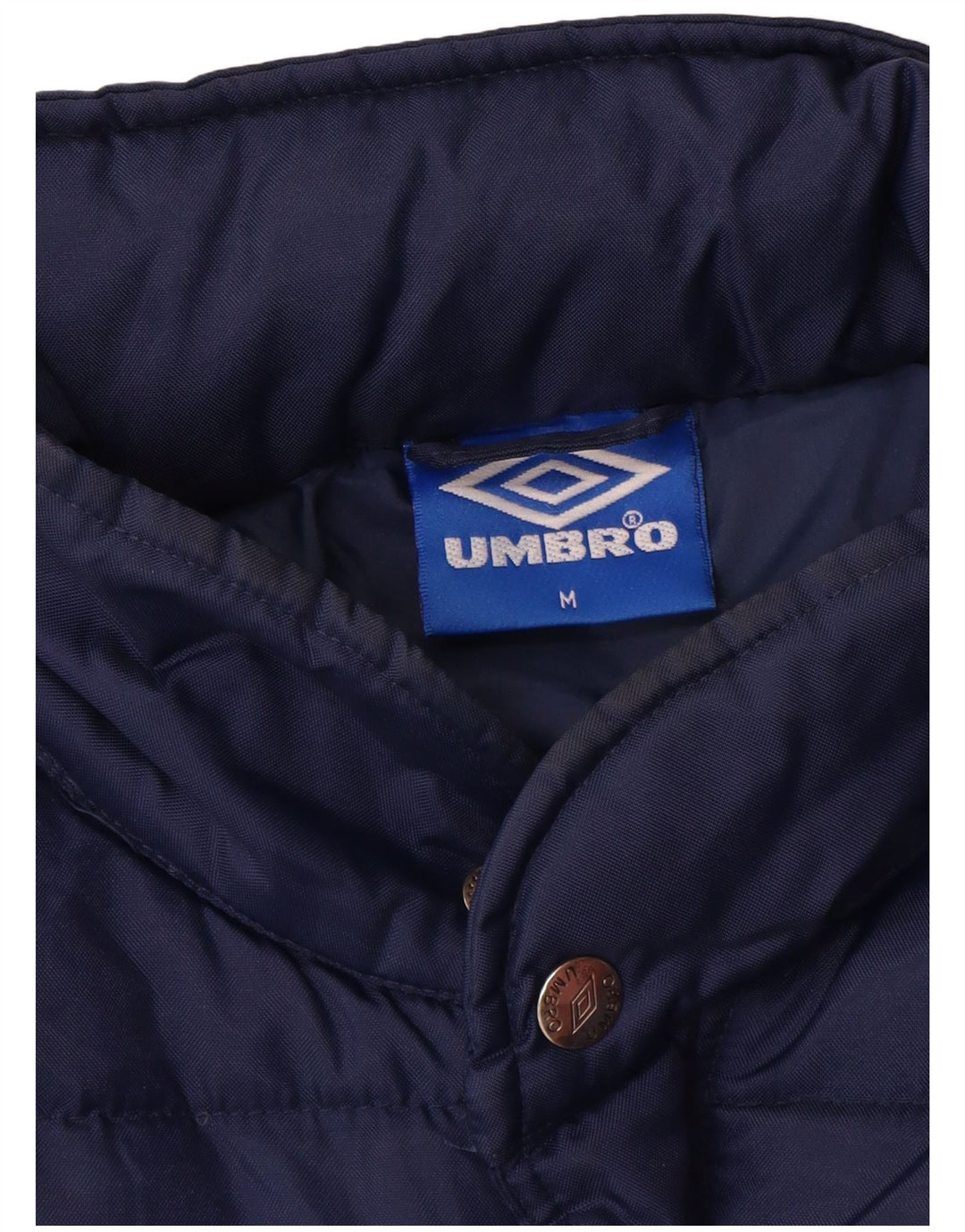 UMBRO Herren Graphic Wattierte Jacke UK 38 Medium Marineblau Nylon