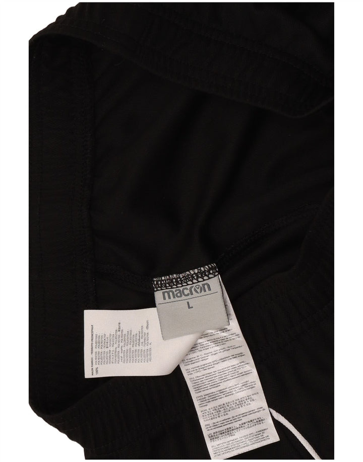 Macron Herren HELLAS VERONA Sport Shorts Large Schwarz Polyester
