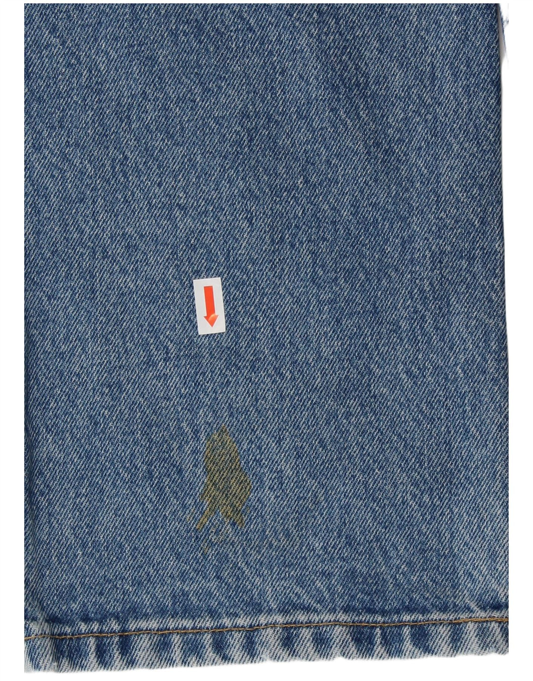 MUSTANG Herren Straight Jeans W33 L30 Blaue Baumwolle