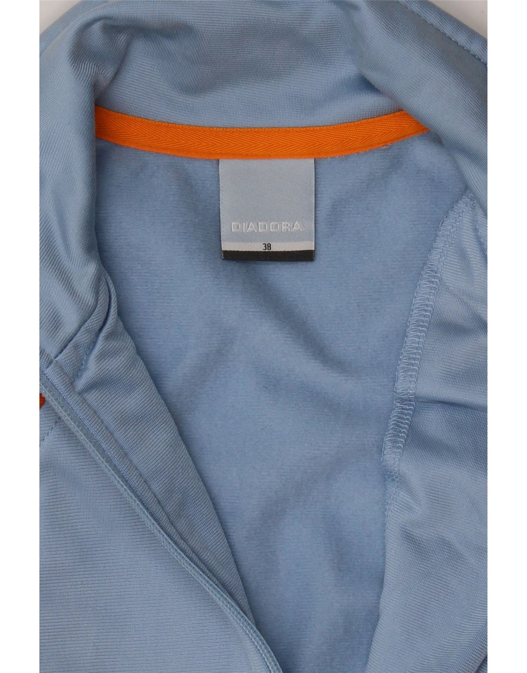 DIADORA Womens Tracksuit Top Jacket IT 38 XS Blue Colourblock Polyester Vintage Diadora and Second-Hand Diadora from Messina Hembry 
