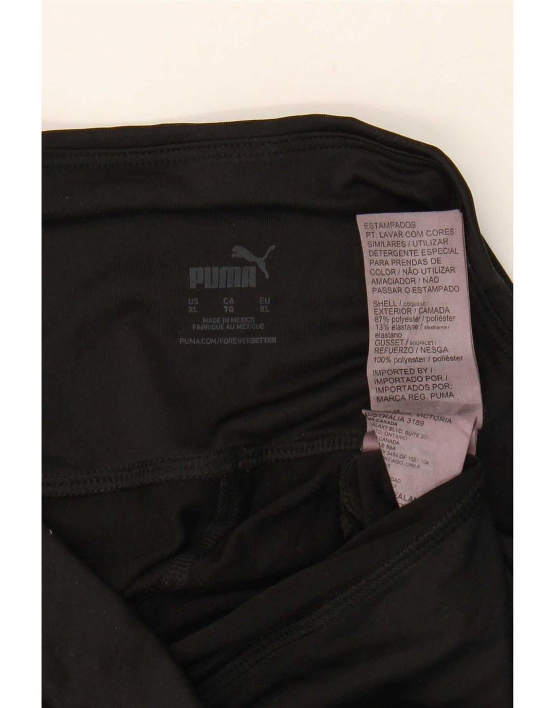 Puma Damen Graphic Leggings UK 18 XL Schwarz Polyester