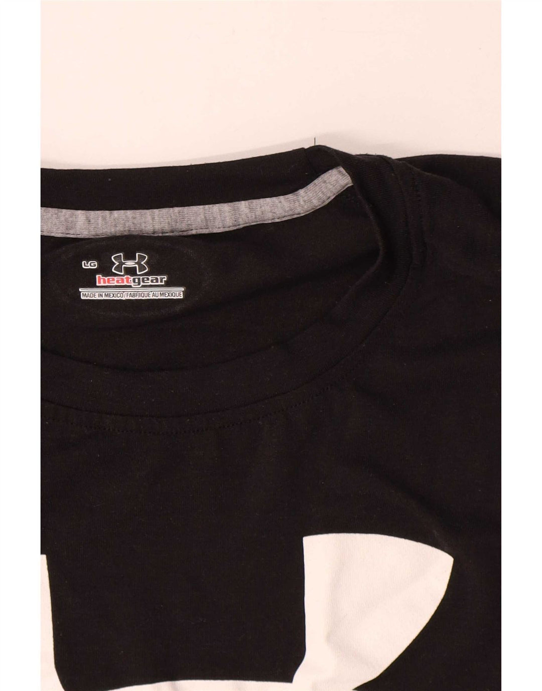 Under Armour Herren Heat Gear Graphic T-Shirt Top Large Schwarz Polyester