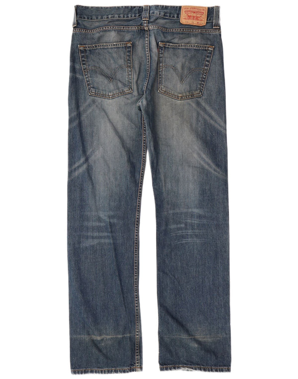 LEVI'S Herren 506 Straight Jeans W36 L34 Blaue Baumwolle