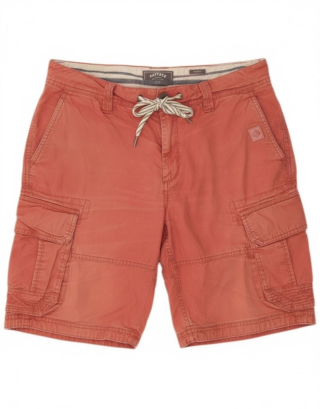 Fat Face Herren-Cargo-Shorts W36, große rote Baumwolle