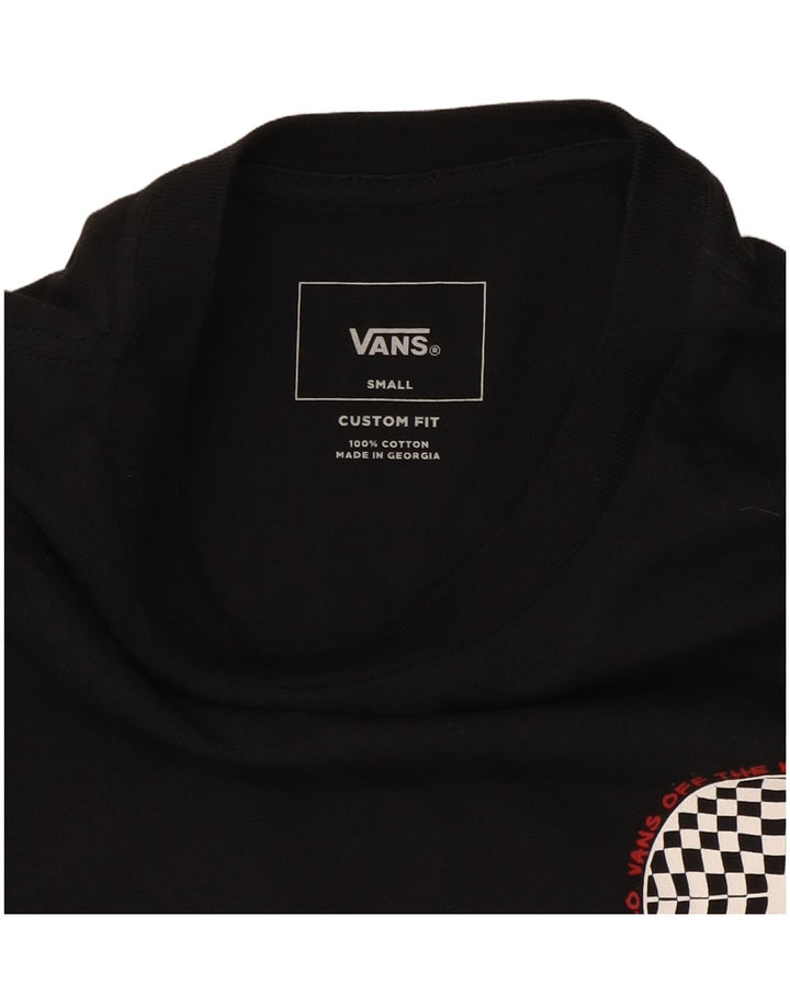 Vans Herren-T-Shirt mit Grafik, Größe S, Schwarz, Baumwolle
