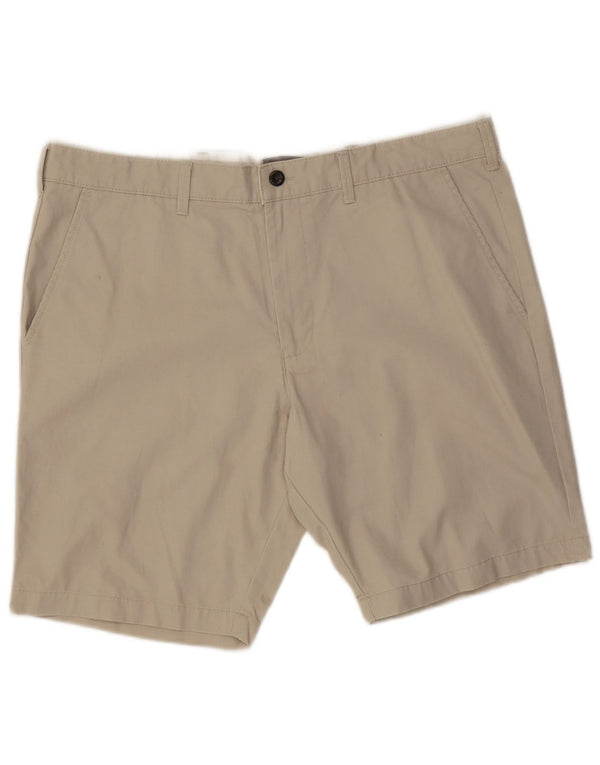 Marks & Spencer Herren Chinoshorts W38 XL Beige Baumwolle