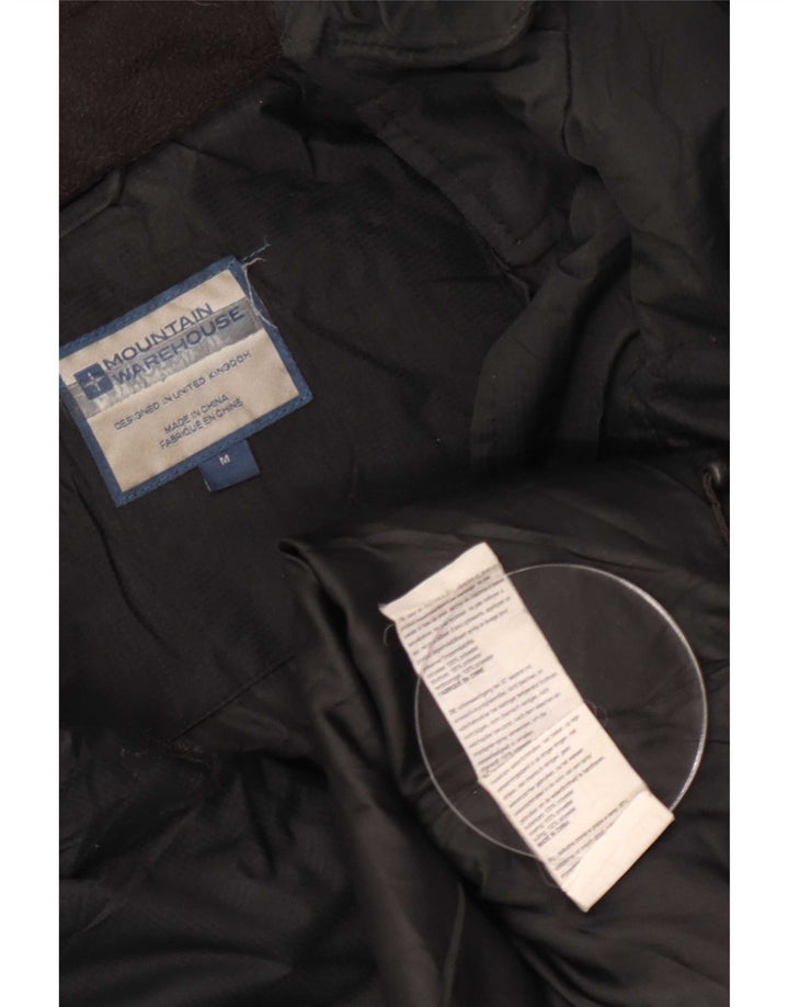 Mountain Warehouse wattierte Herrenjacke mit Kapuze, UK 38, Mittelschwarz, Polyester
