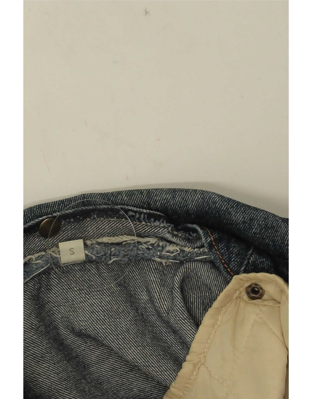 Vintage Damen Übergroße Jeansjacke UK 10 Small Blue