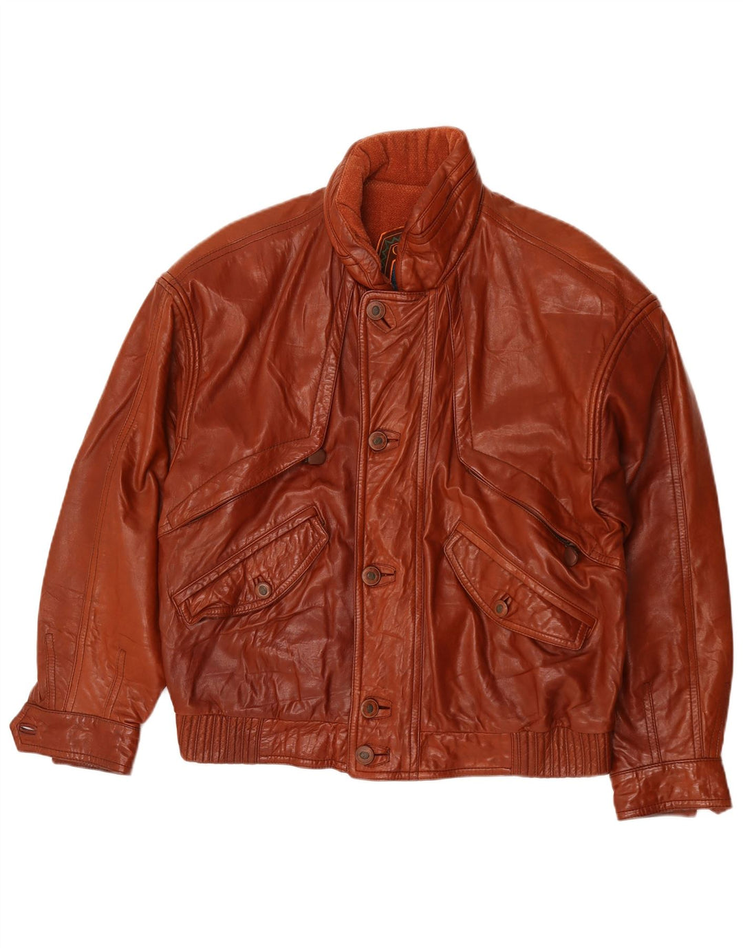 Gimo's Herren Lederjacke UK 42 XL Braun