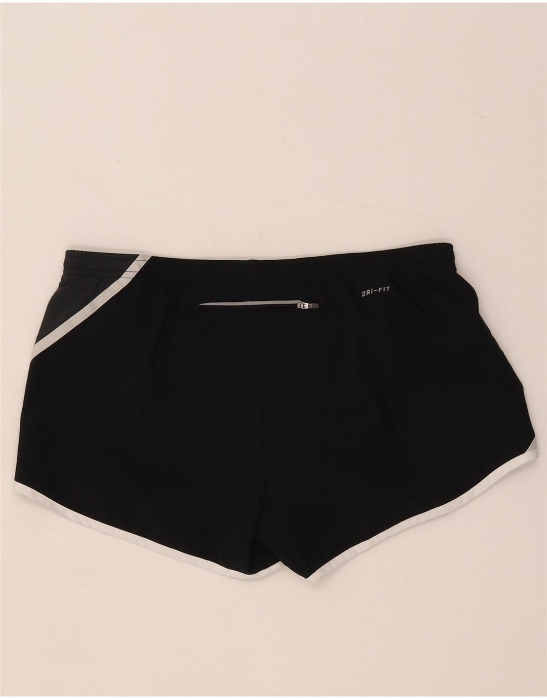 Nike Damen Dri Fit Sport Shorts UK 14 Medium Schwarz Polyester
