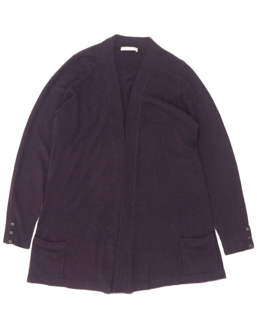 Marks & Spencer Damen Longline-Cardigan-Pullover UK 12 Medium Navy Blue