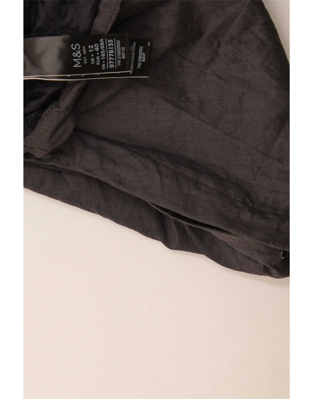Marks & Spencer Damen-Parka mit Kapuze, UK 12, mittelblau, Polyamid