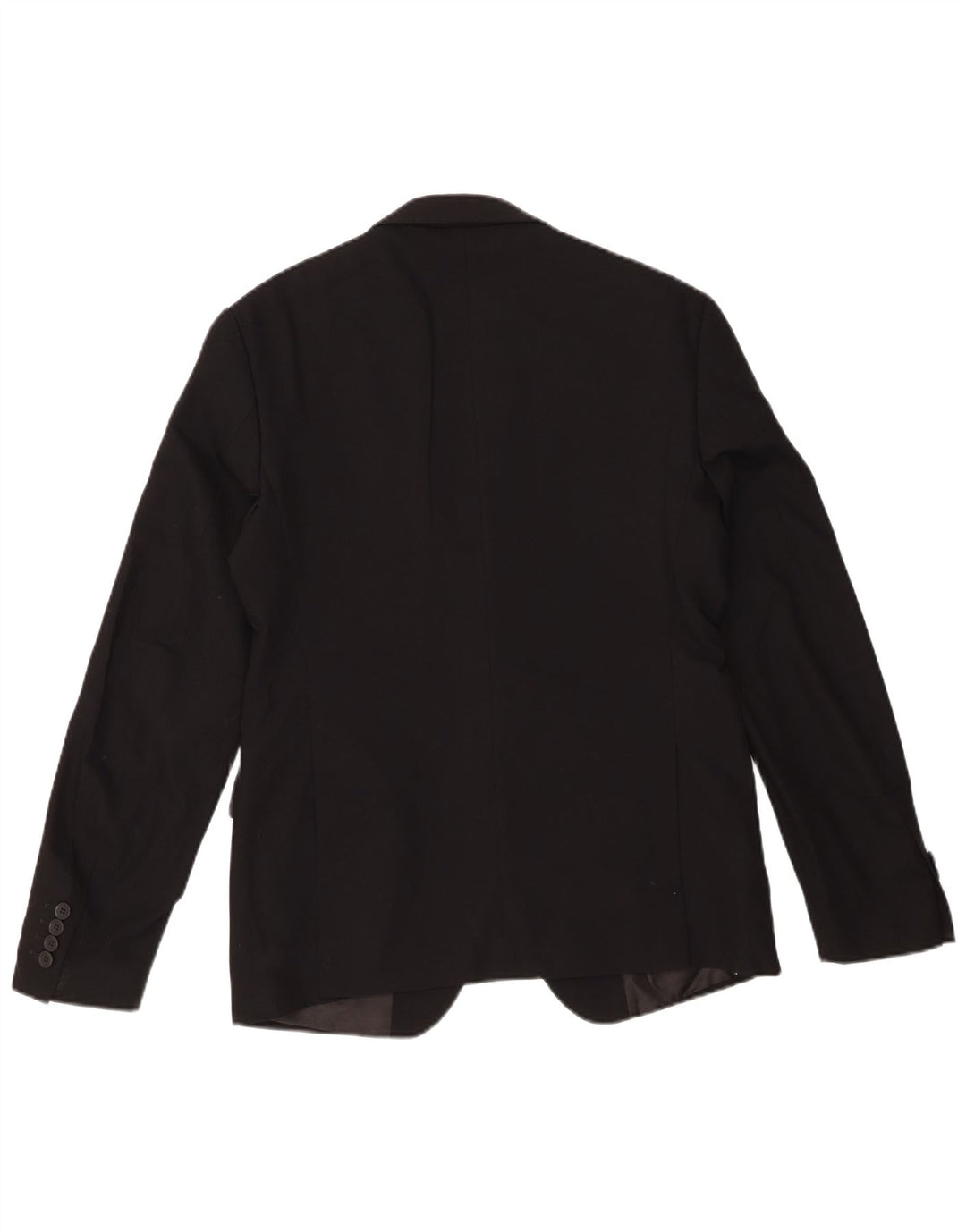 Zara Herren-Blazer mit 2 Knöpfen, EU 48, mittelschwarze Viskose