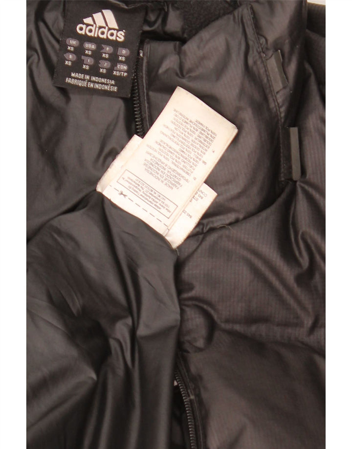 Adidas Herren Clima Proof gepolsterte Jacke UK 34 XS Schwarz Polyester