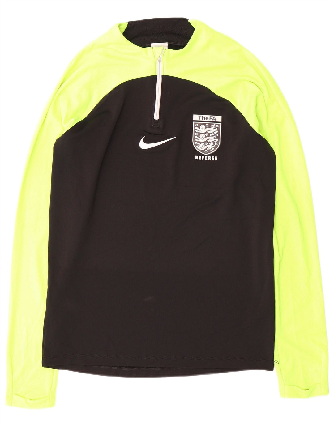 Nike Herren The FA Referee Graphic Top Langarm Klein Schwarz Farbblock