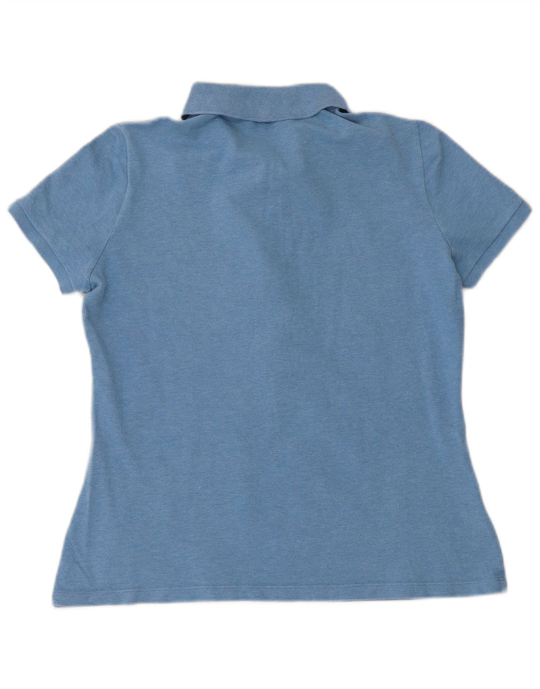 Lacoste Damen Kurzarm-Poloshirt mit normaler Passform, Größe 40, Mittelblau