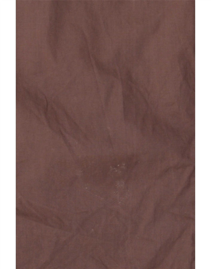 Trussardi Jeans Herrenhemd, groß, braune Baumwolle