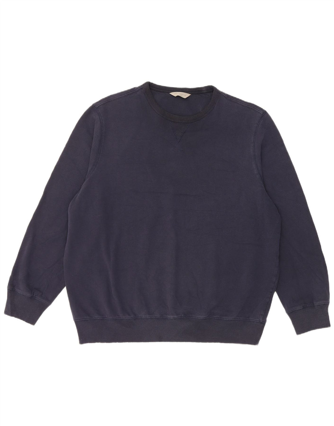 Marks & Spencer Herren Sweatshirt Pullover 2XL Marineblau Baumwolle