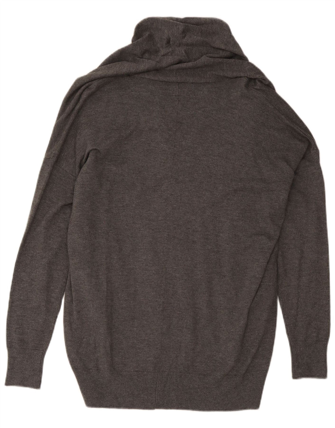 Zara Damen-Strickjacke in Übergröße, Gr. 42, Größe L, graue Viskose