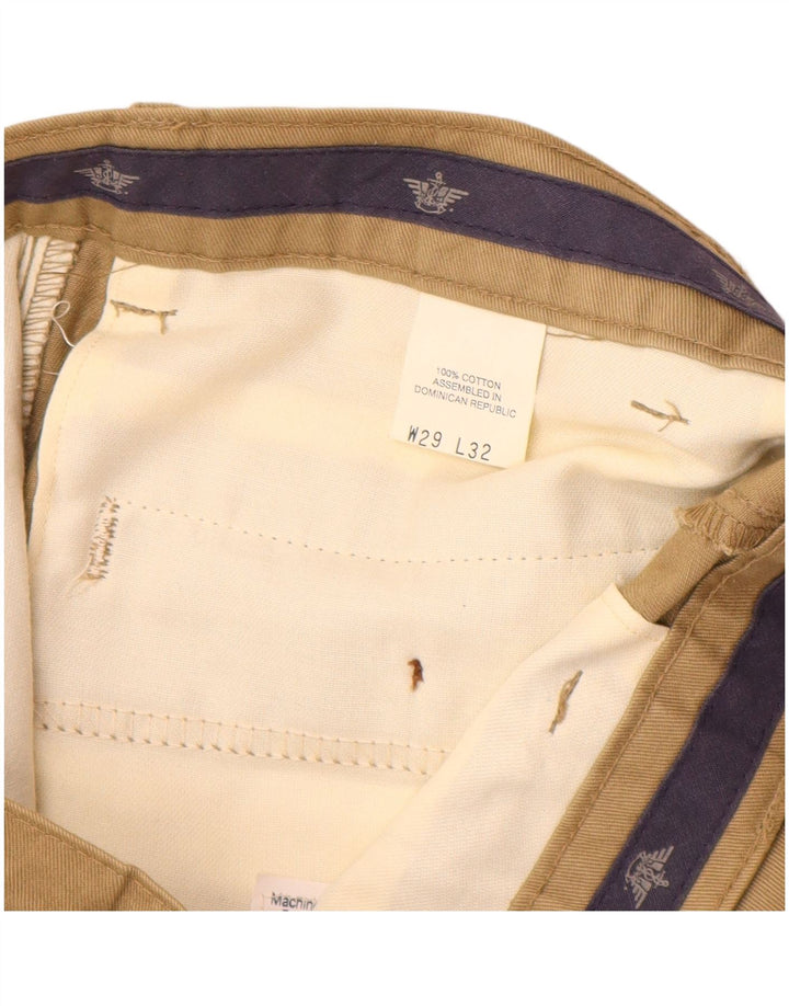 DOCKERS Herren-Chinohose mit Pegged, W29, L32, beige Baumwolle