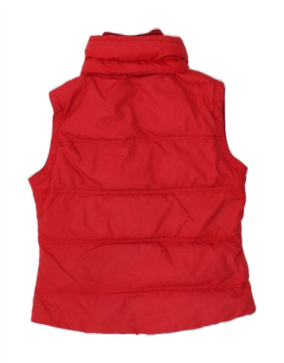 JACK WILLS Womens Padded Gilet UK 10 Small Red Nylon Vintage Jack Wills and Second-Hand Jack Wills from Messina Hembry 
